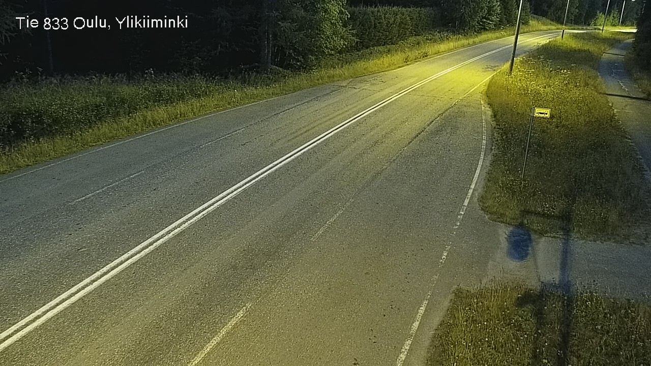 Kelikamerat Kuva Tie 833 Oulu, Vesala, Oulu, Pohjois-Pohjanmaa
