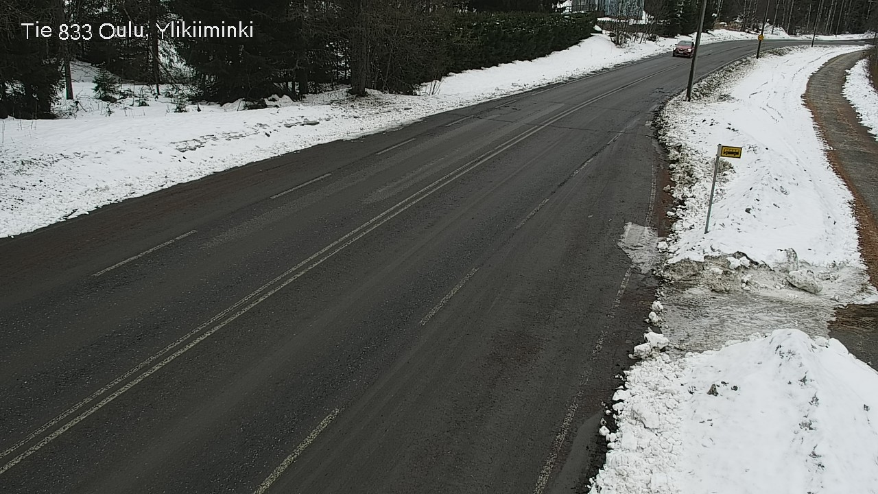 Weather Camera Image Road  833 Oulu, Vesala, Oulu, Pohjois-Pohjanmaa