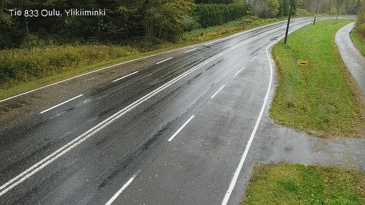 Weather Camera Image Väg  833 Oulu, Vesala, Oulu, Pohjois-Pohjanmaa