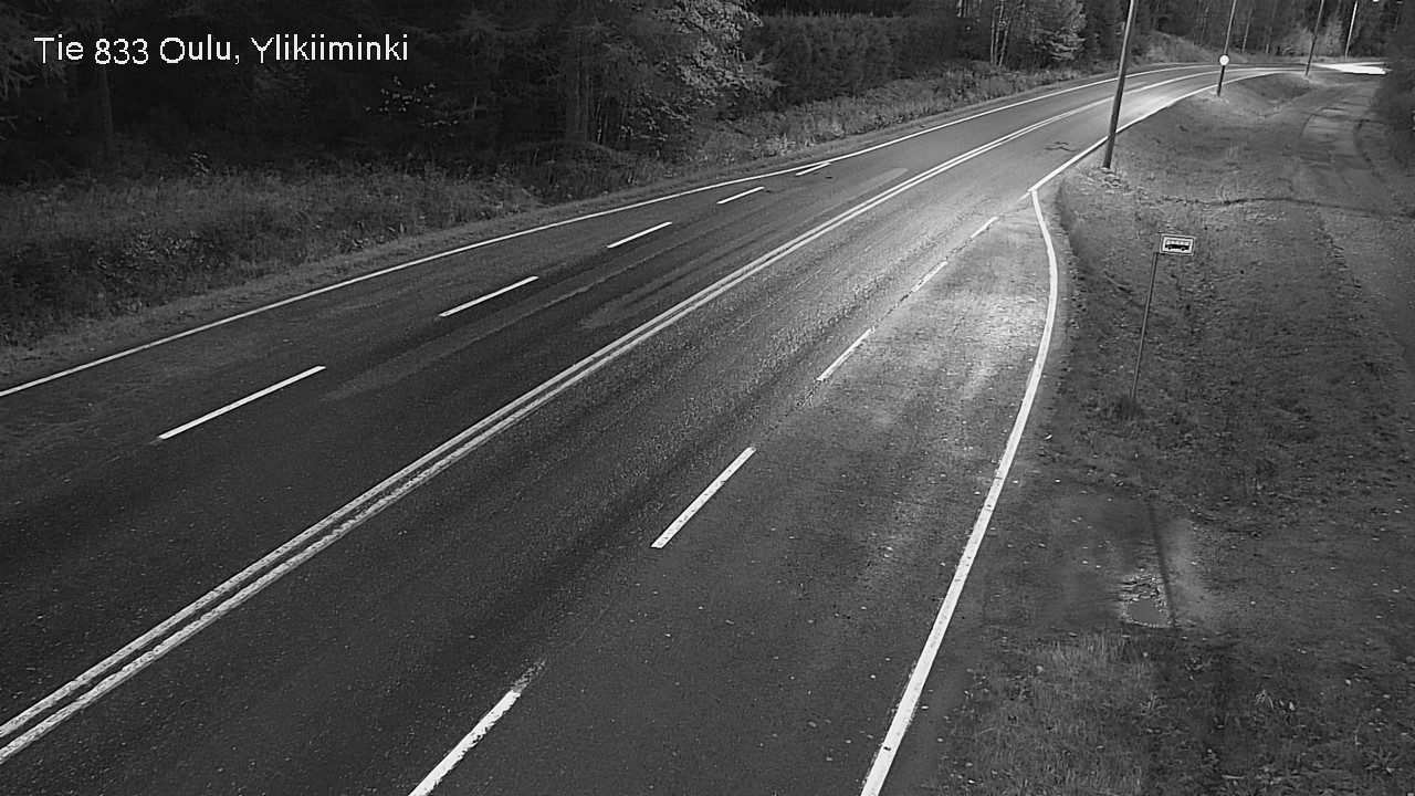 Kelikamerat Kuva Tie 833 Oulu, Vesala, Oulu, Pohjois-Pohjanmaa