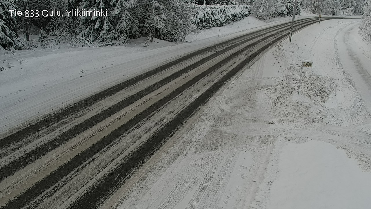 Weather Camera Image Road  833 Oulu, Vesala, Oulu, Pohjois-Pohjanmaa