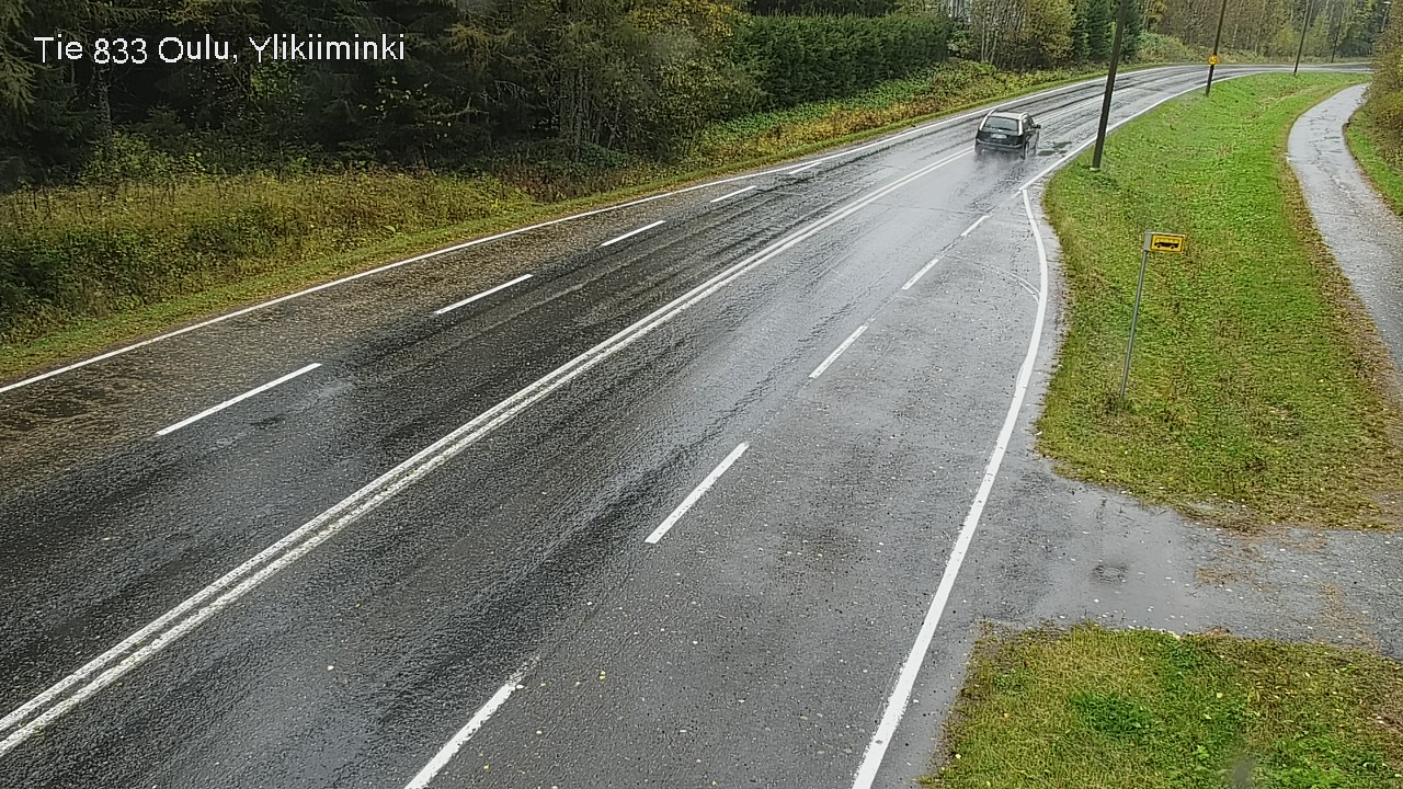 Weather Camera Image Väg  833 Oulu, Vesala, Oulu, Pohjois-Pohjanmaa