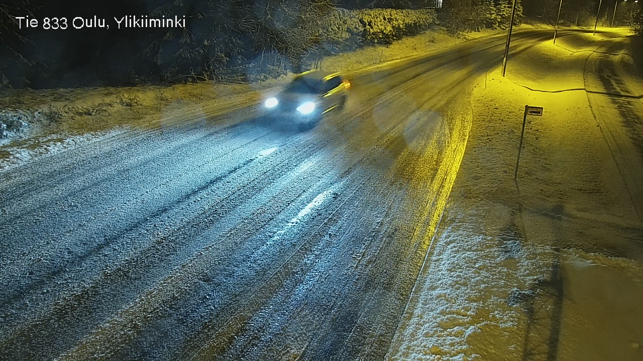 Weather Camera Image Väg  833 Oulu, Vesala, Oulu, Pohjois-Pohjanmaa