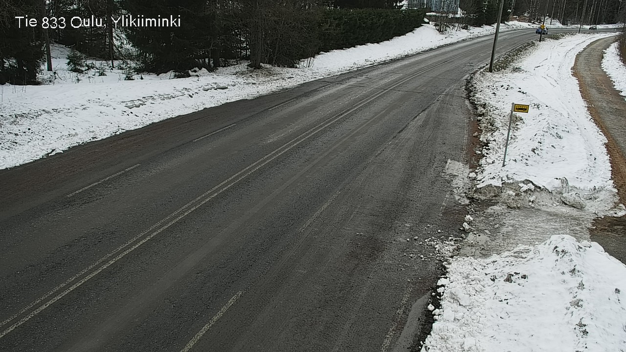 Weather Camera Image Road  833 Oulu, Vesala, Oulu, Pohjois-Pohjanmaa