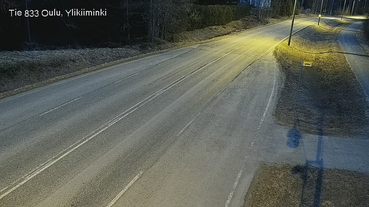 Weather Camera Image Road  833 Oulu, Vesala, Oulu, Pohjois-Pohjanmaa