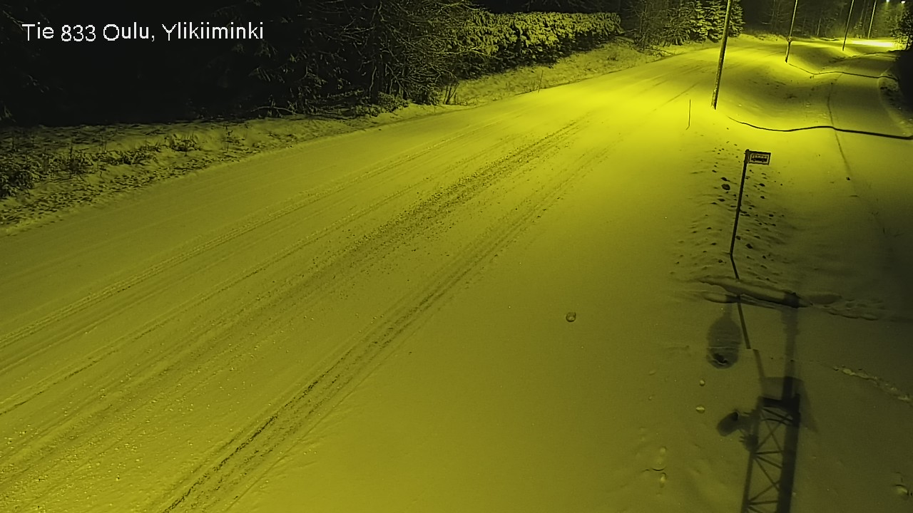 Kelikamerat Kuva Tie 833 Oulu, Vesala, Oulu, Pohjois-Pohjanmaa
