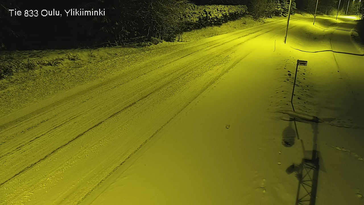 Kelikamerat Kuva Tie 833 Oulu, Vesala, Oulu, Pohjois-Pohjanmaa