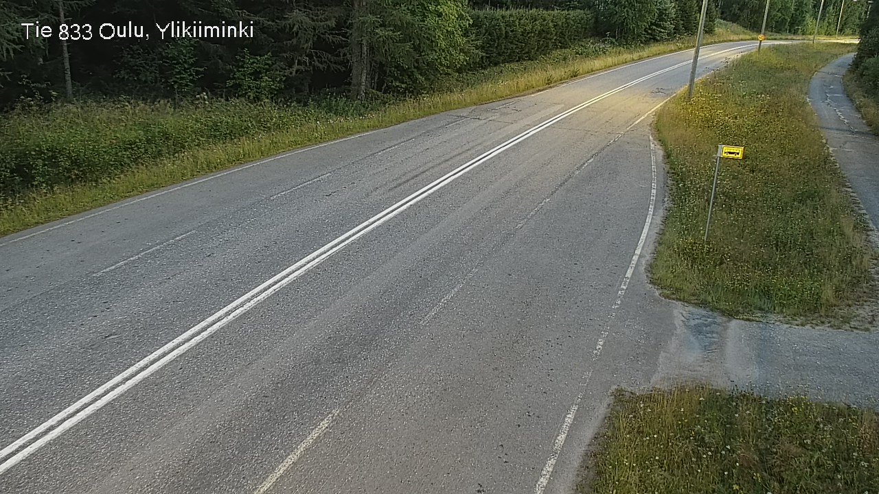 Kelikamerat Kuva Tie 833 Oulu, Vesala, Oulu, Pohjois-Pohjanmaa