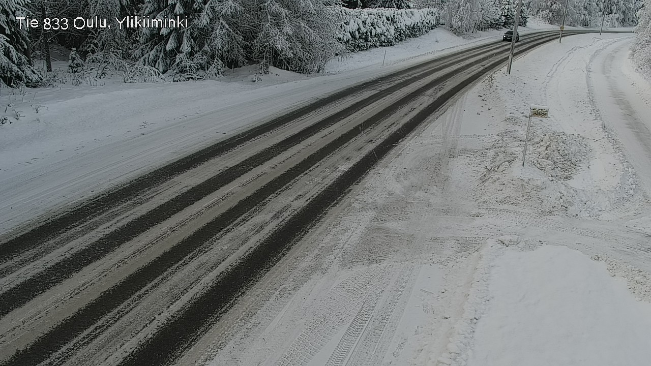 Weather Camera Image Road  833 Oulu, Vesala, Oulu, Pohjois-Pohjanmaa