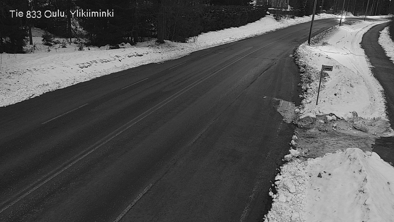 Kelikamerat Kuva Tie 833 Oulu, Vesala, Oulu, Pohjois-Pohjanmaa