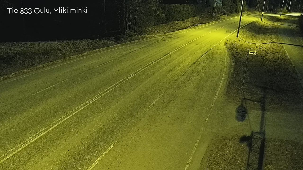 Kelikamerat Kuva Tie 833 Oulu, Vesala, Oulu, Pohjois-Pohjanmaa