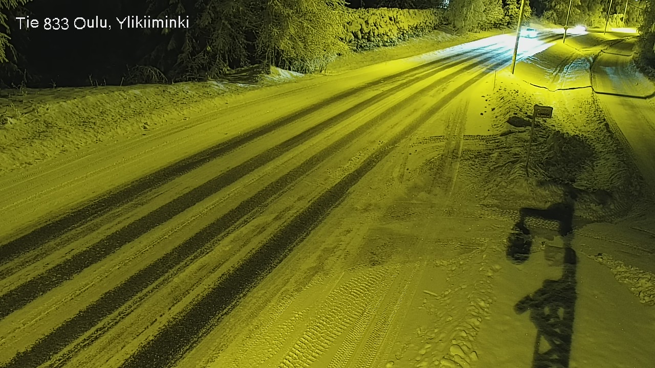 Kelikamerat Kuva Tie 833 Oulu, Vesala, Oulu, Pohjois-Pohjanmaa