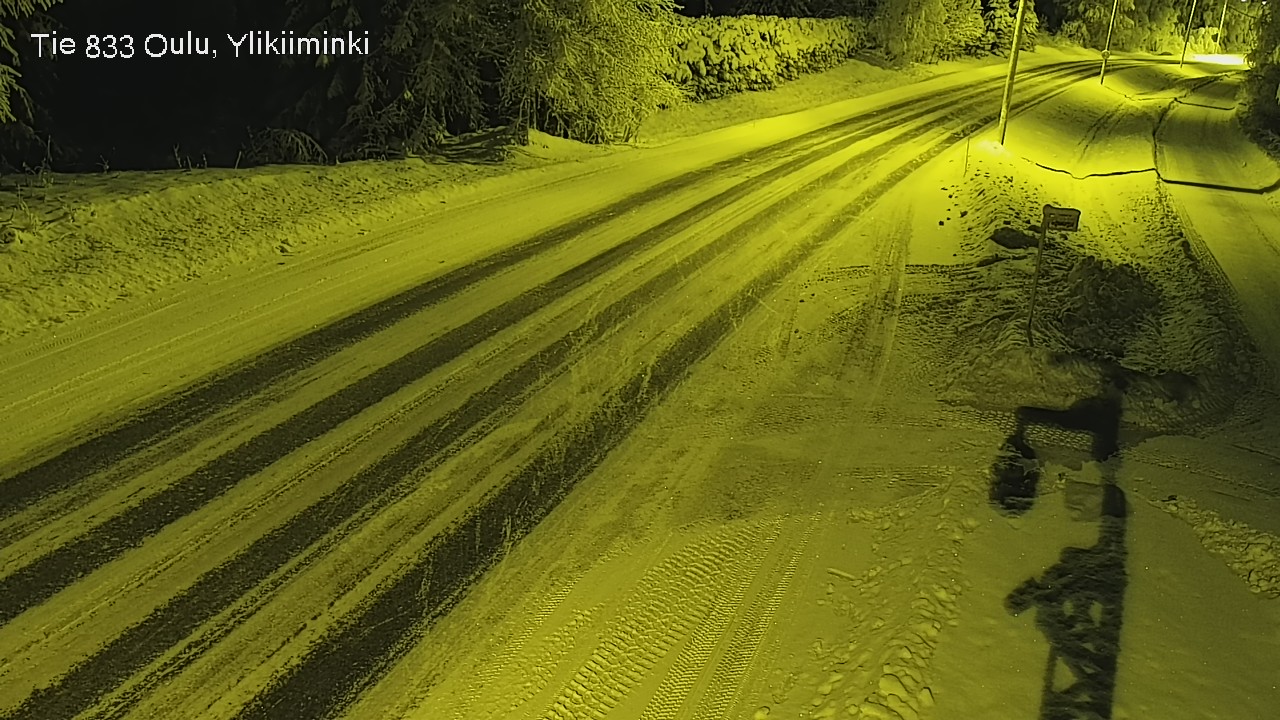 Kelikamerat Kuva Tie 833 Oulu, Vesala, Oulu, Pohjois-Pohjanmaa