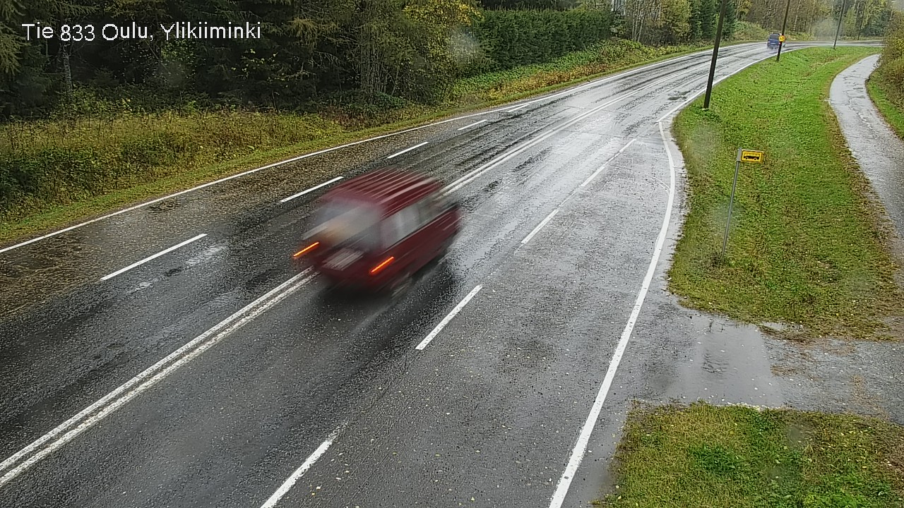 Weather Camera Image Väg  833 Oulu, Vesala, Oulu, Pohjois-Pohjanmaa
