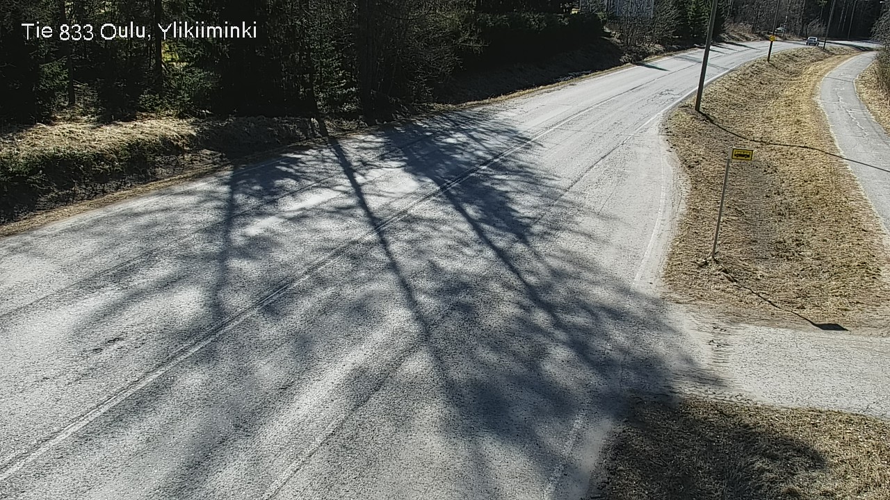 Kelikamerat Kuva Tie 833 Oulu, Vesala, Oulu, Pohjois-Pohjanmaa