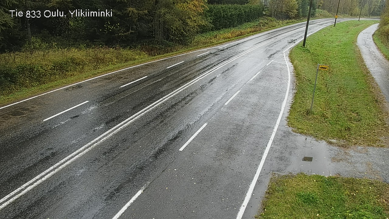 Weather Camera Image Road  833 Oulu, Vesala, Oulu, Pohjois-Pohjanmaa