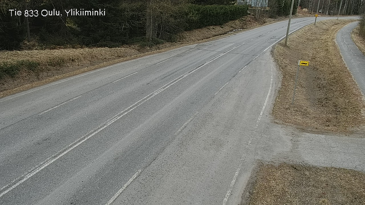 Weather Camera Image Road  833 Oulu, Vesala, Oulu, Pohjois-Pohjanmaa