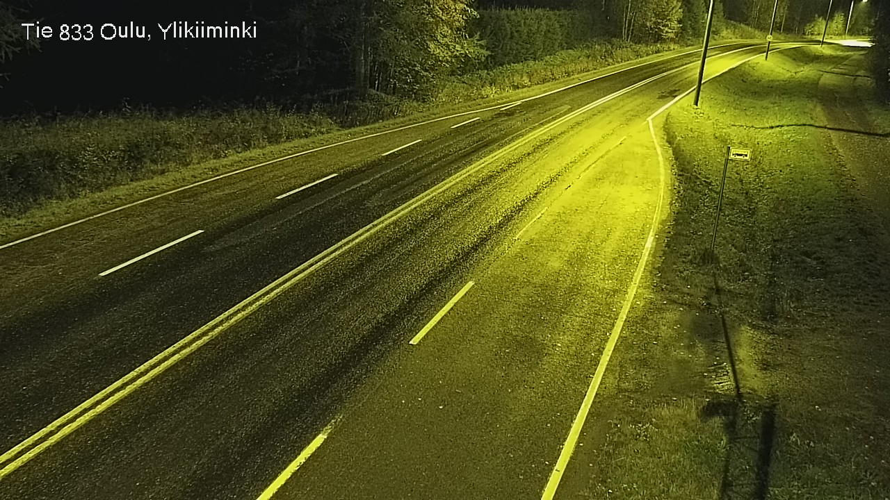Kelikamerat Kuva Tie 833 Oulu, Vesala, Oulu, Pohjois-Pohjanmaa