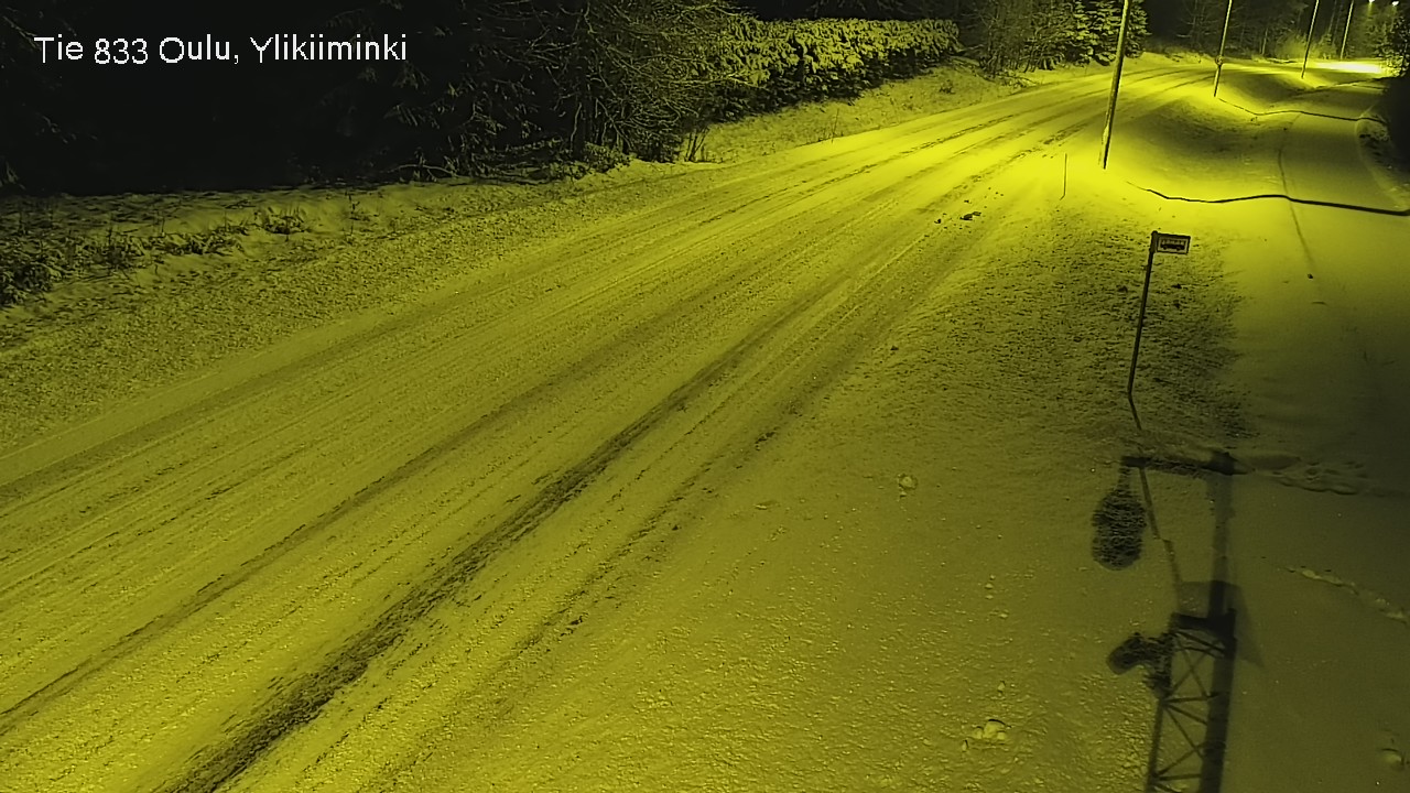 Kelikamerat Kuva Tie 833 Oulu, Vesala, Oulu, Pohjois-Pohjanmaa