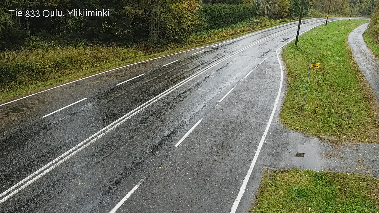 Weather Camera Image Road  833 Oulu, Vesala, Oulu, Pohjois-Pohjanmaa