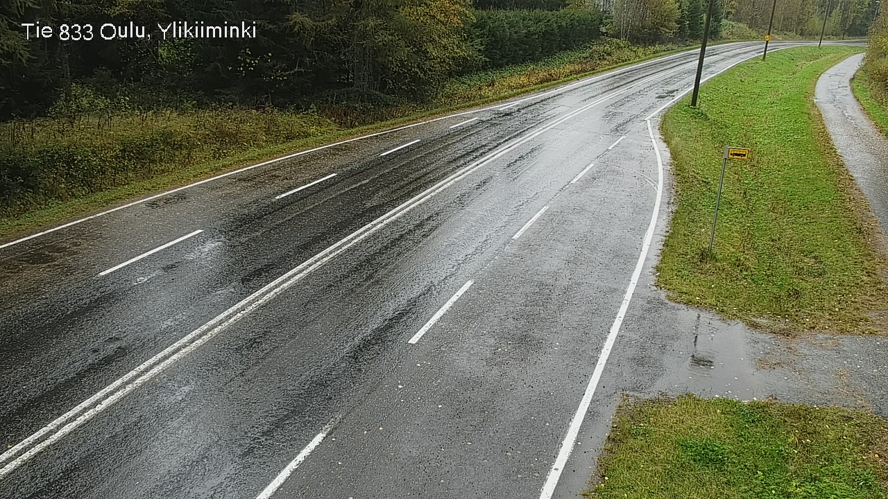 Weather Camera Image Road  833 Oulu, Vesala, Oulu, Pohjois-Pohjanmaa