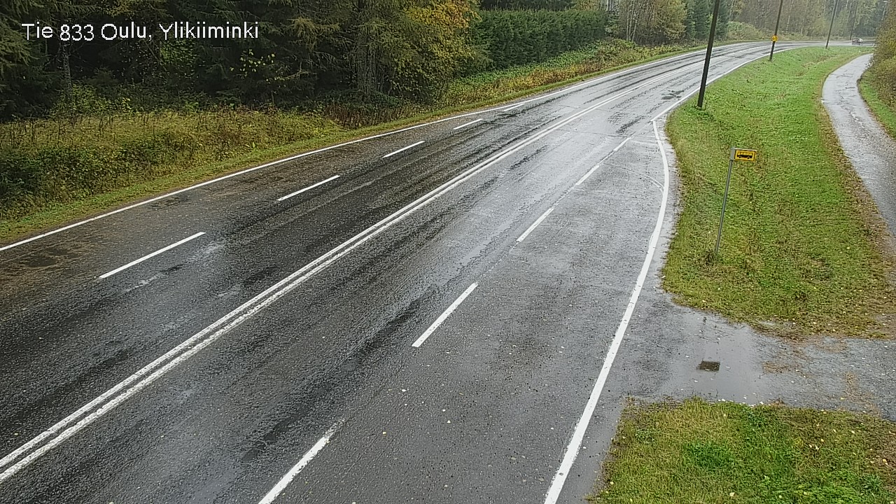 Weather Camera Image Road  833 Oulu, Vesala, Oulu, Pohjois-Pohjanmaa