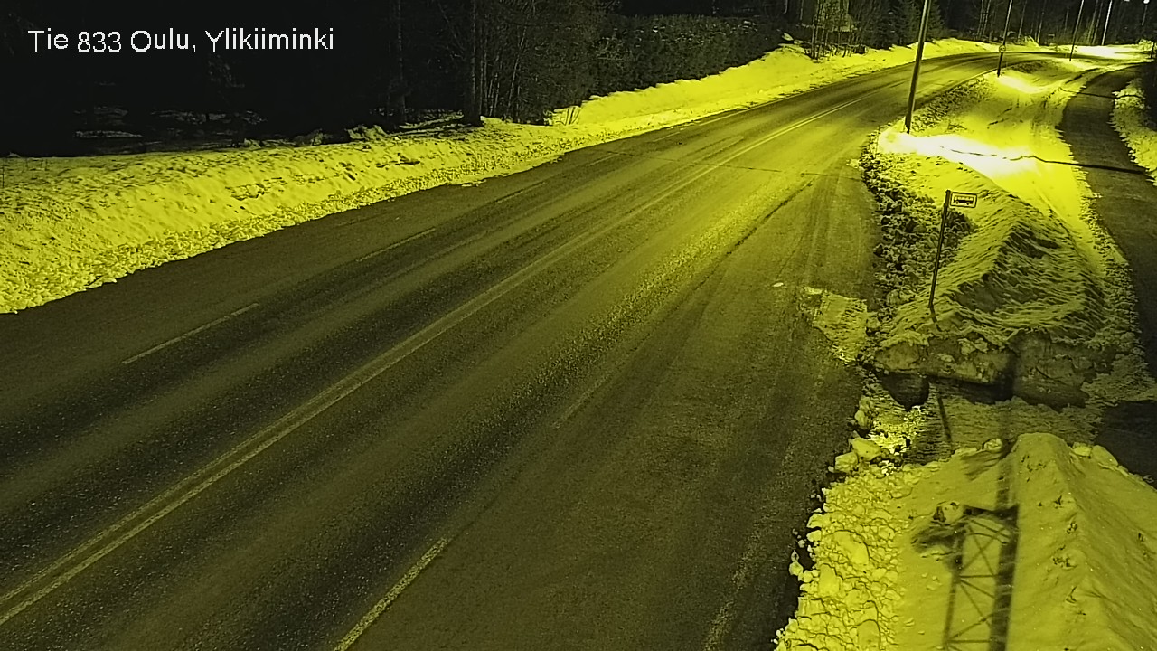 Kelikamerat Kuva Tie 833 Oulu, Vesala, Oulu, Pohjois-Pohjanmaa