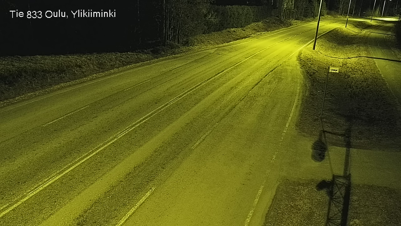 Kelikamerat Kuva Tie 833 Oulu, Vesala, Oulu, Pohjois-Pohjanmaa