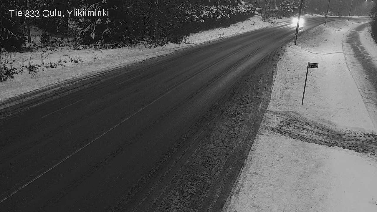 Weather Camera Image Road  833 Oulu, Vesala, Oulu, Pohjois-Pohjanmaa