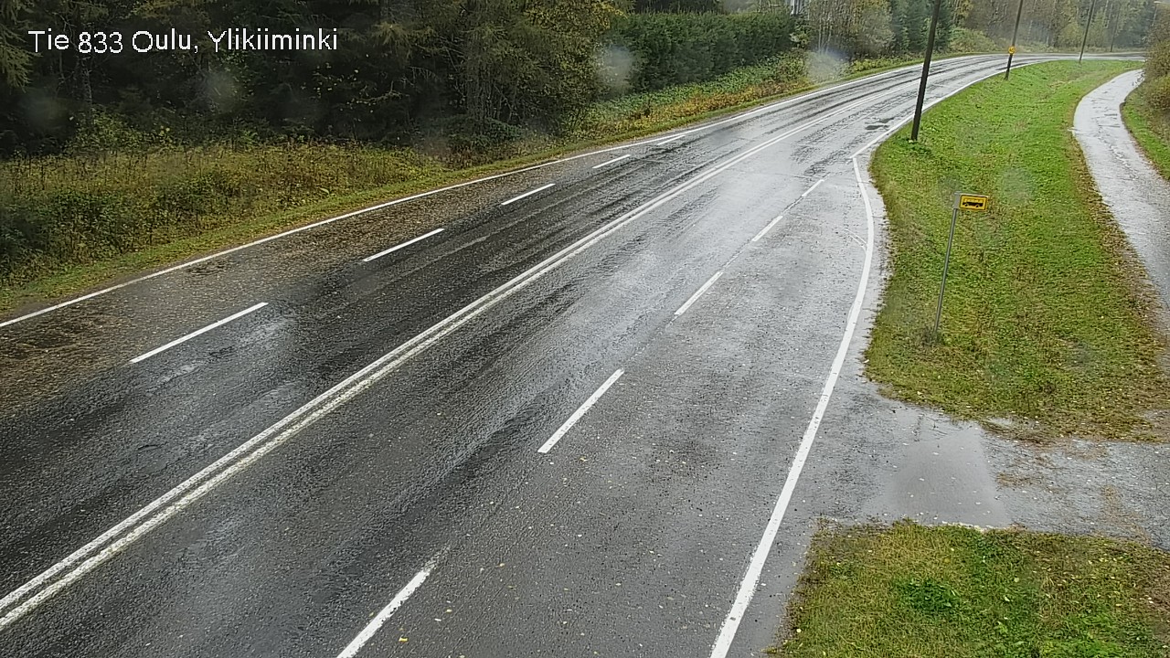 Weather Camera Image Väg  833 Oulu, Vesala, Oulu, Pohjois-Pohjanmaa