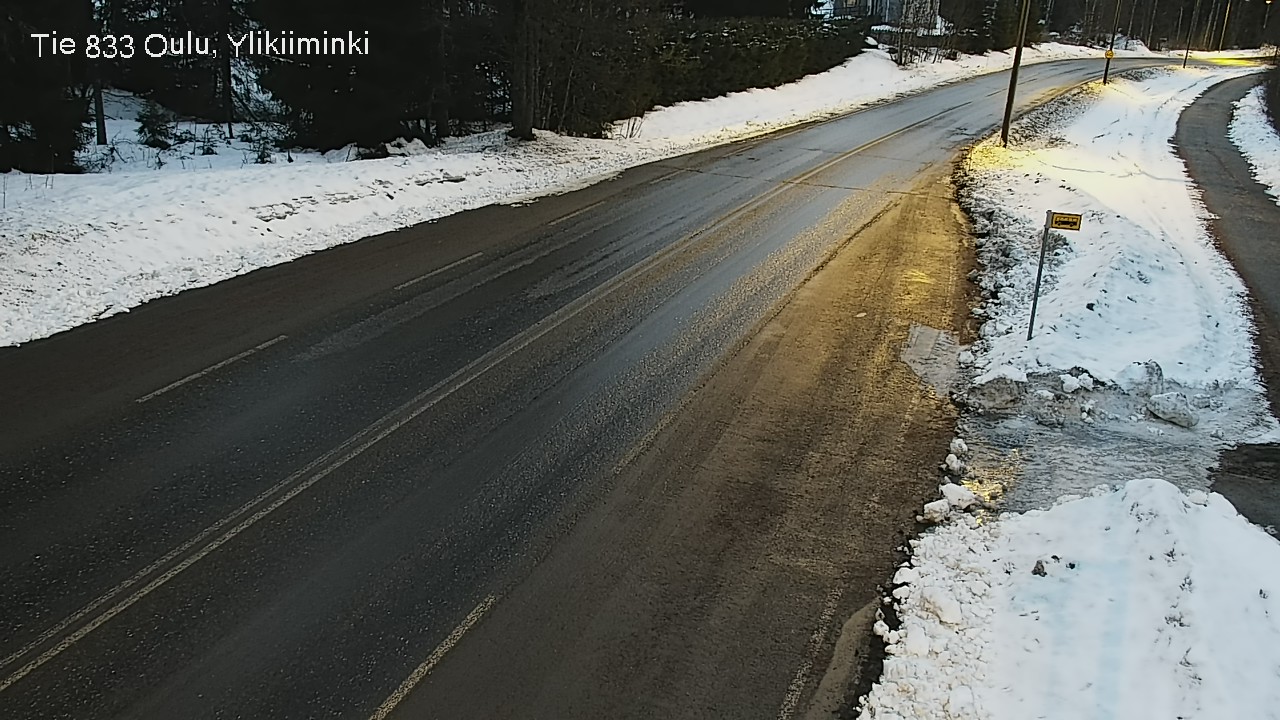 Kelikamerat Kuva Tie 833 Oulu, Vesala, Oulu, Pohjois-Pohjanmaa