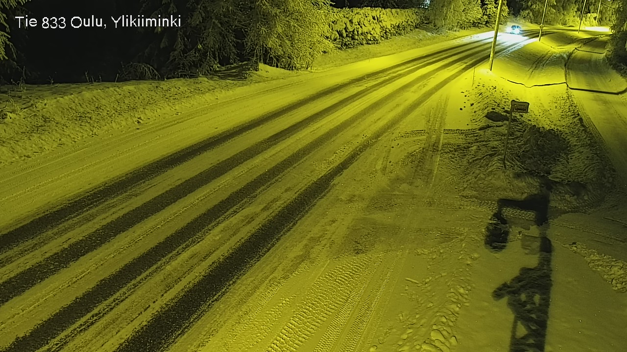 Kelikamerat Kuva Tie 833 Oulu, Vesala, Oulu, Pohjois-Pohjanmaa