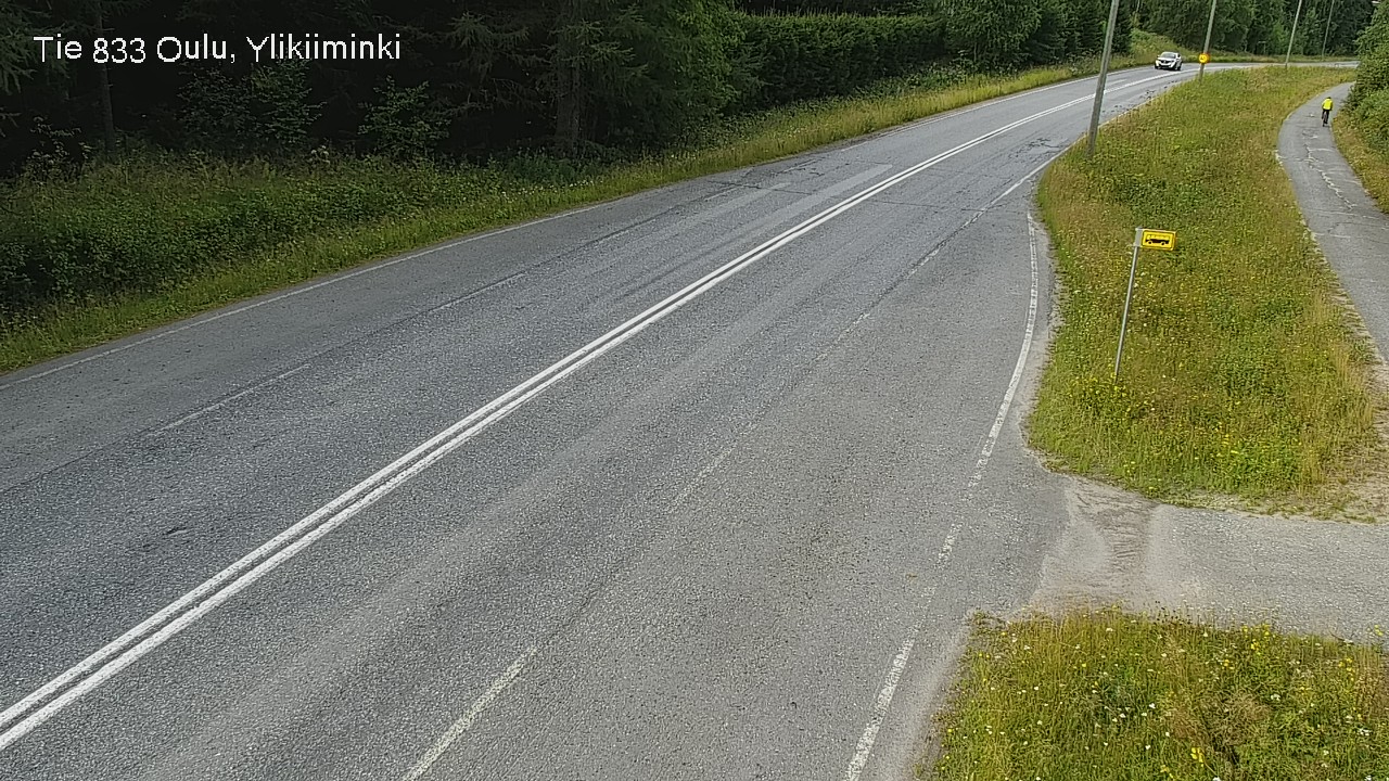 Weather Camera Image Road  833 Oulu, Vesala, Oulu, Pohjois-Pohjanmaa