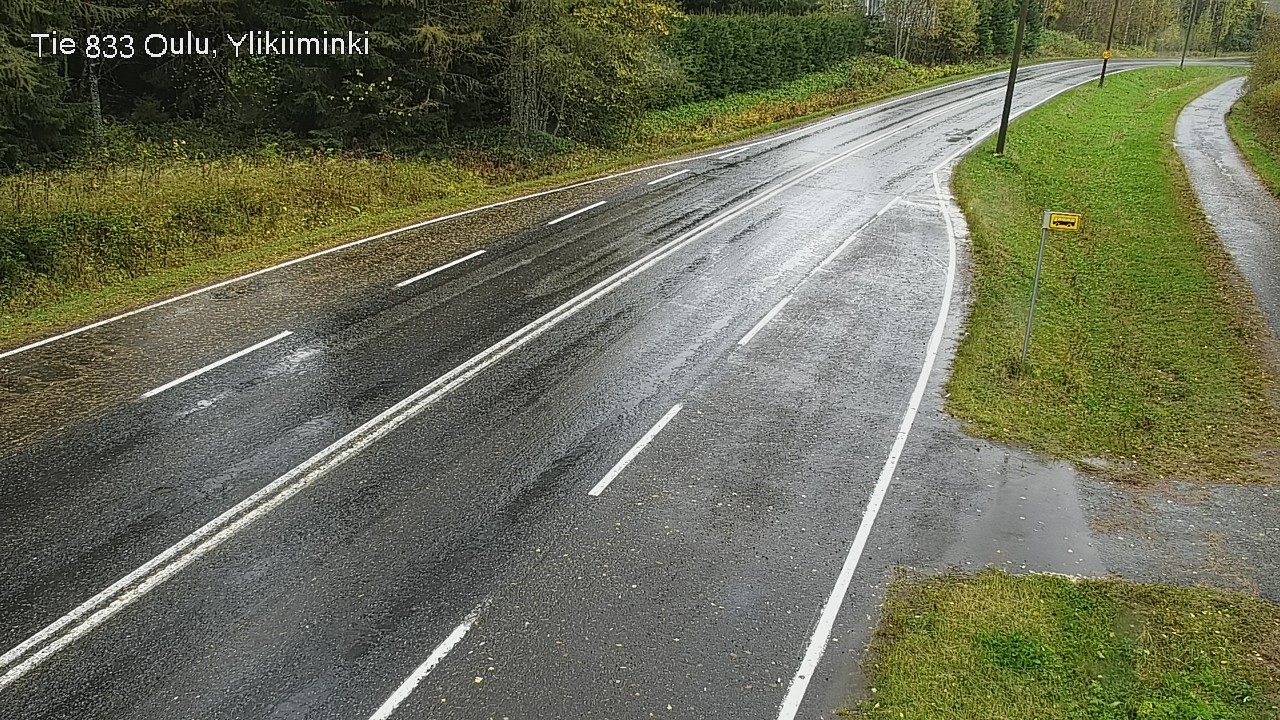 Weather Camera Image Väg  833 Oulu, Vesala, Oulu, Pohjois-Pohjanmaa