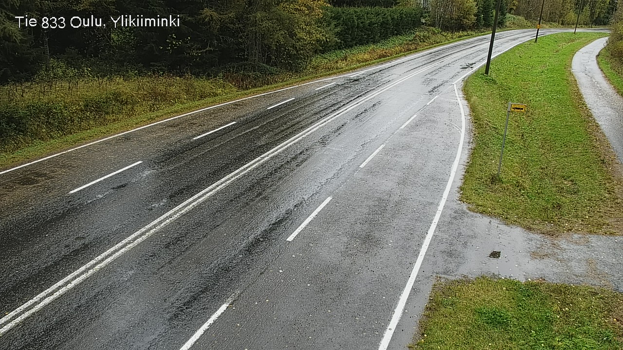Weather Camera Image Road  833 Oulu, Vesala, Oulu, Pohjois-Pohjanmaa