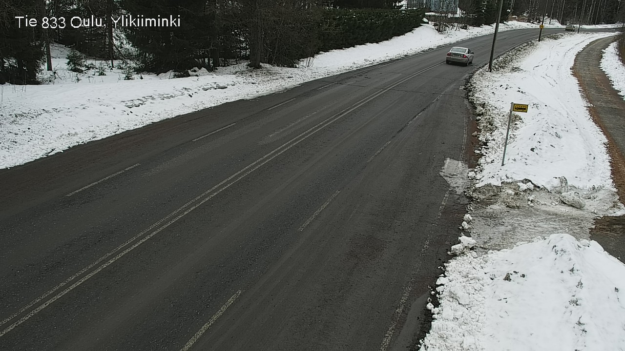 Weather Camera Image Road  833 Oulu, Vesala, Oulu, Pohjois-Pohjanmaa