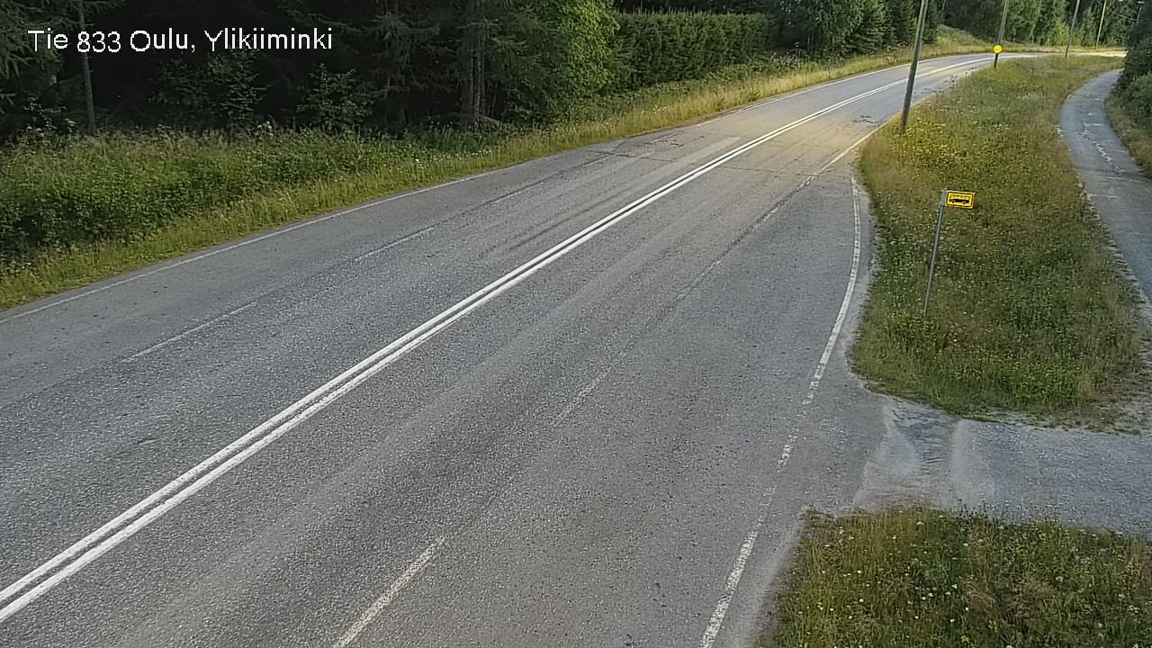 Kelikamerat Kuva Tie 833 Oulu, Vesala, Oulu, Pohjois-Pohjanmaa