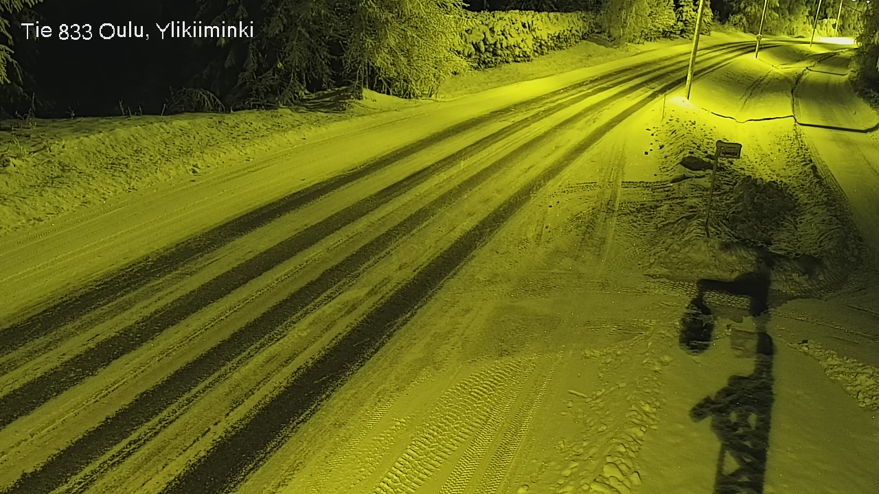 Kelikamerat Kuva Tie 833 Oulu, Vesala, Oulu, Pohjois-Pohjanmaa