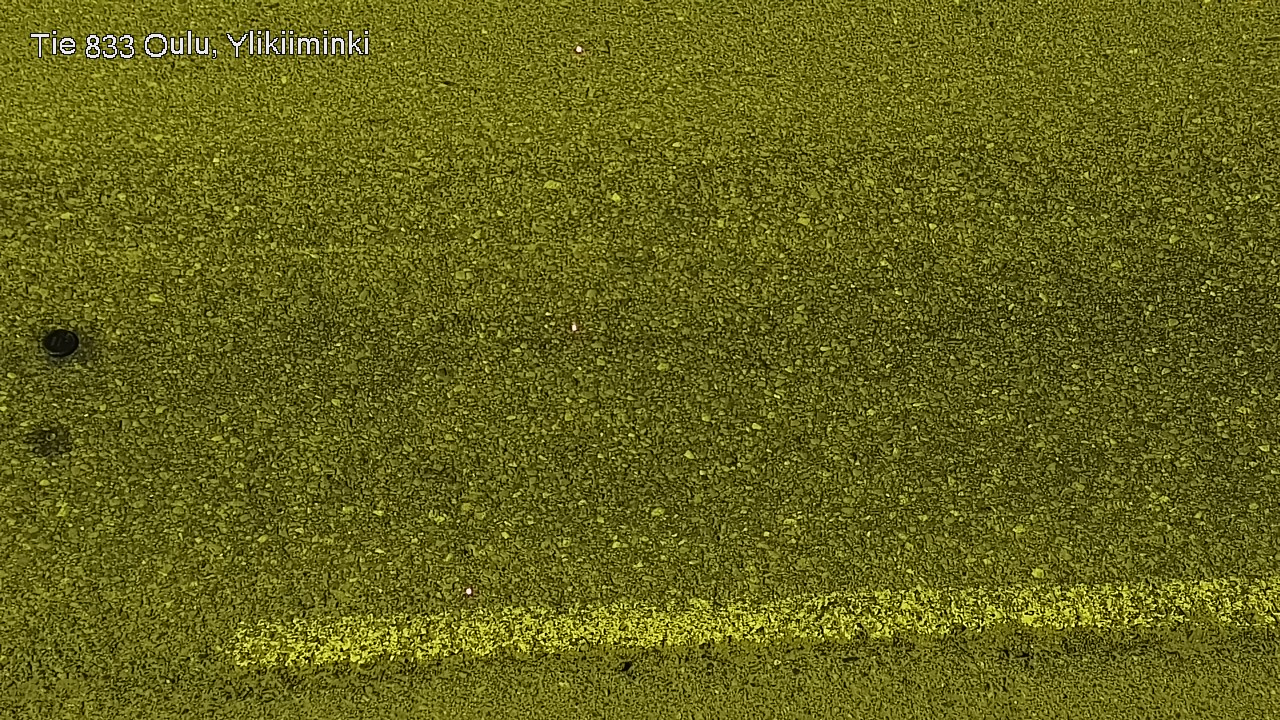 Weather Camera Image Väg  833 Oulu, Vesala, Oulu, Pohjois-Pohjanmaa