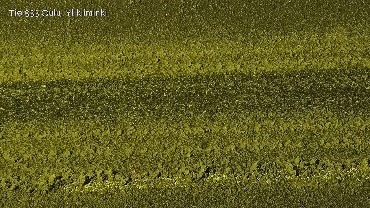 Weather Camera Image Väg  833 Oulu, Vesala, Oulu, Pohjois-Pohjanmaa