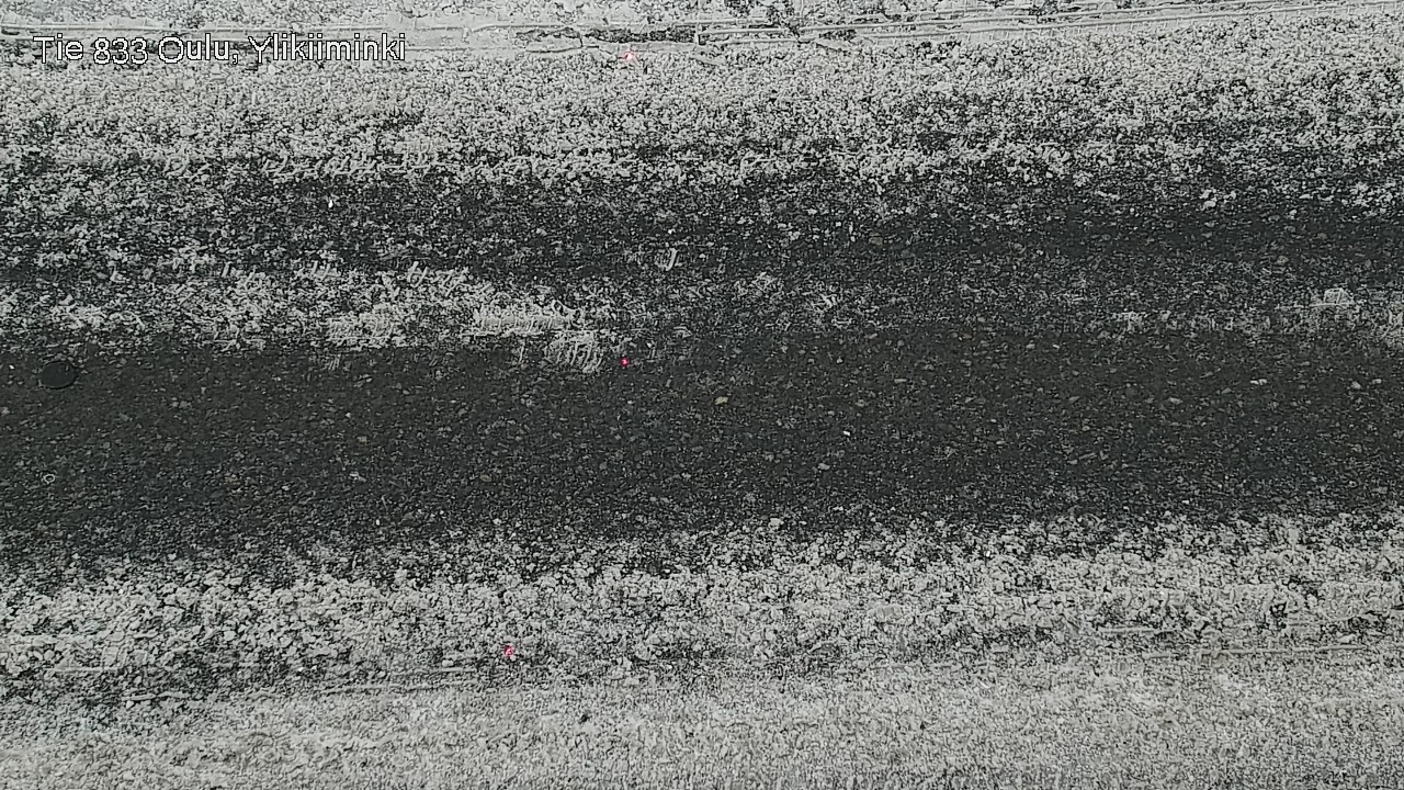 Weather Camera Image Väg  833 Oulu, Vesala, Oulu, Pohjois-Pohjanmaa