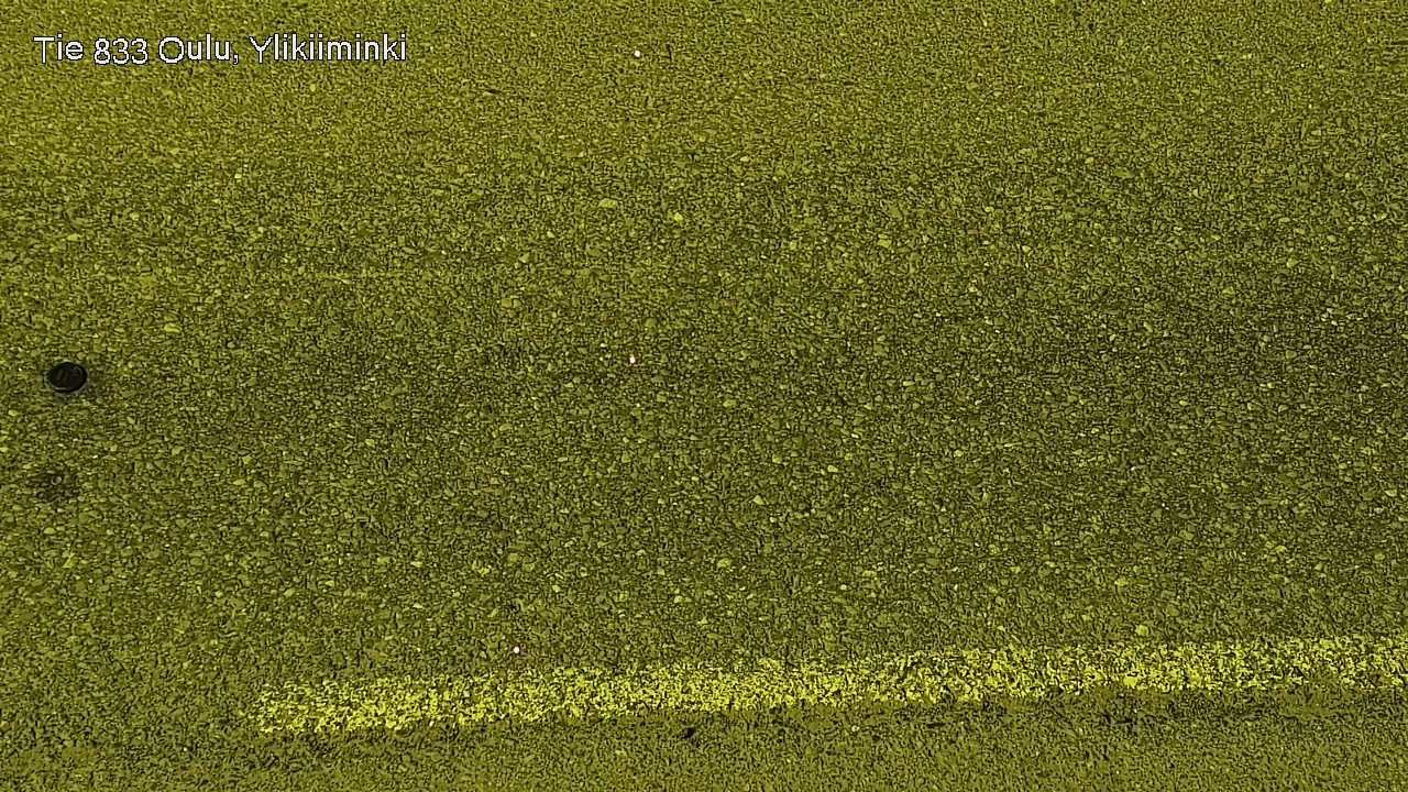 Weather Camera Image Väg  833 Oulu, Vesala, Oulu, Pohjois-Pohjanmaa