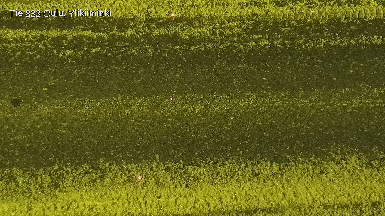 Weather Camera Image Väg  833 Oulu, Vesala, Oulu, Pohjois-Pohjanmaa