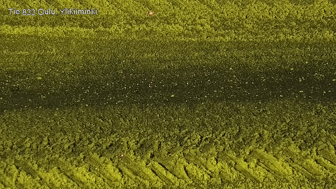 Weather Camera Image Väg  833 Oulu, Vesala, Oulu, Pohjois-Pohjanmaa