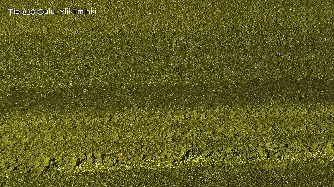 Weather Camera Image Väg  833 Oulu, Vesala, Oulu, Pohjois-Pohjanmaa