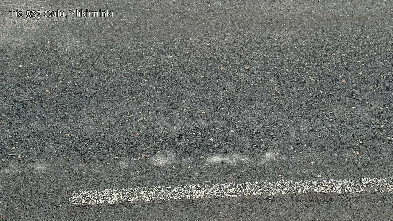 Weather Camera Image Väg  833 Oulu, Vesala, Oulu, Pohjois-Pohjanmaa