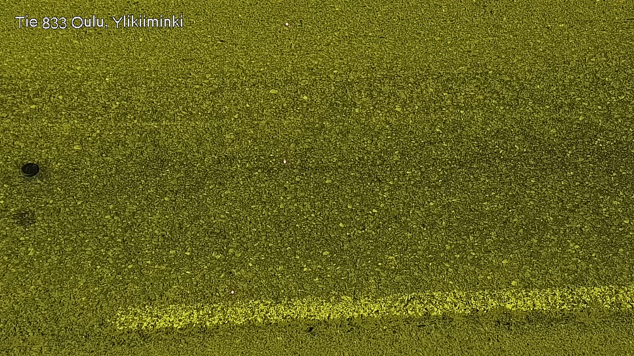 Weather Camera Image Väg  833 Oulu, Vesala, Oulu, Pohjois-Pohjanmaa