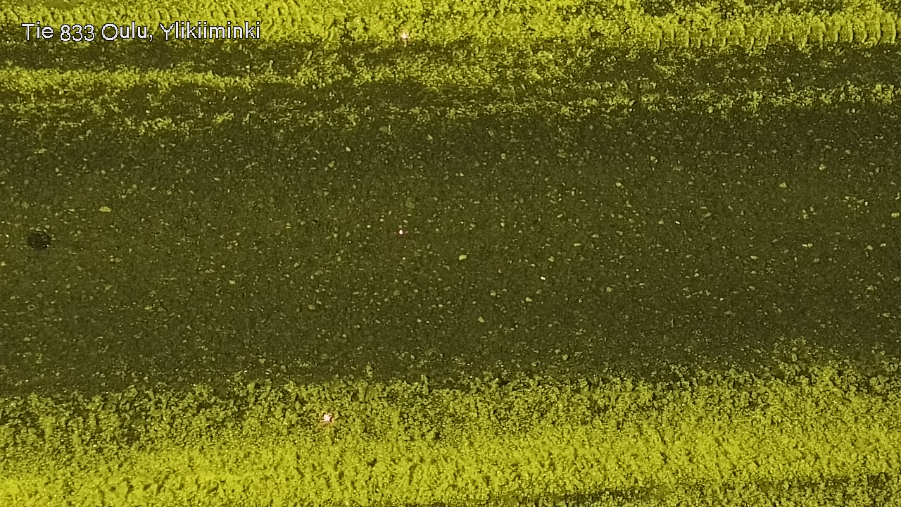 Weather Camera Image Väg  833 Oulu, Vesala, Oulu, Pohjois-Pohjanmaa