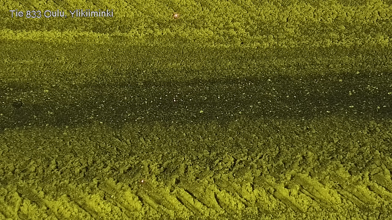 Weather Camera Image Väg  833 Oulu, Vesala, Oulu, Pohjois-Pohjanmaa