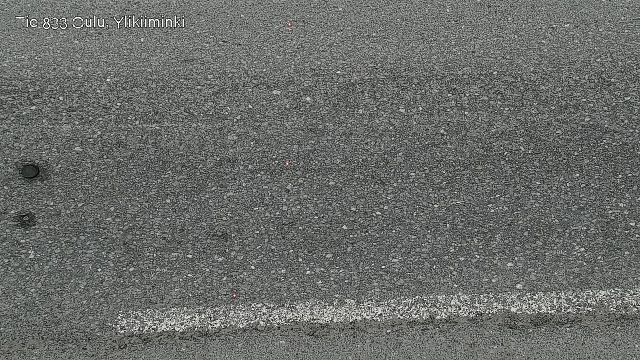 Weather Camera Image Väg  833 Oulu, Vesala, Oulu, Pohjois-Pohjanmaa